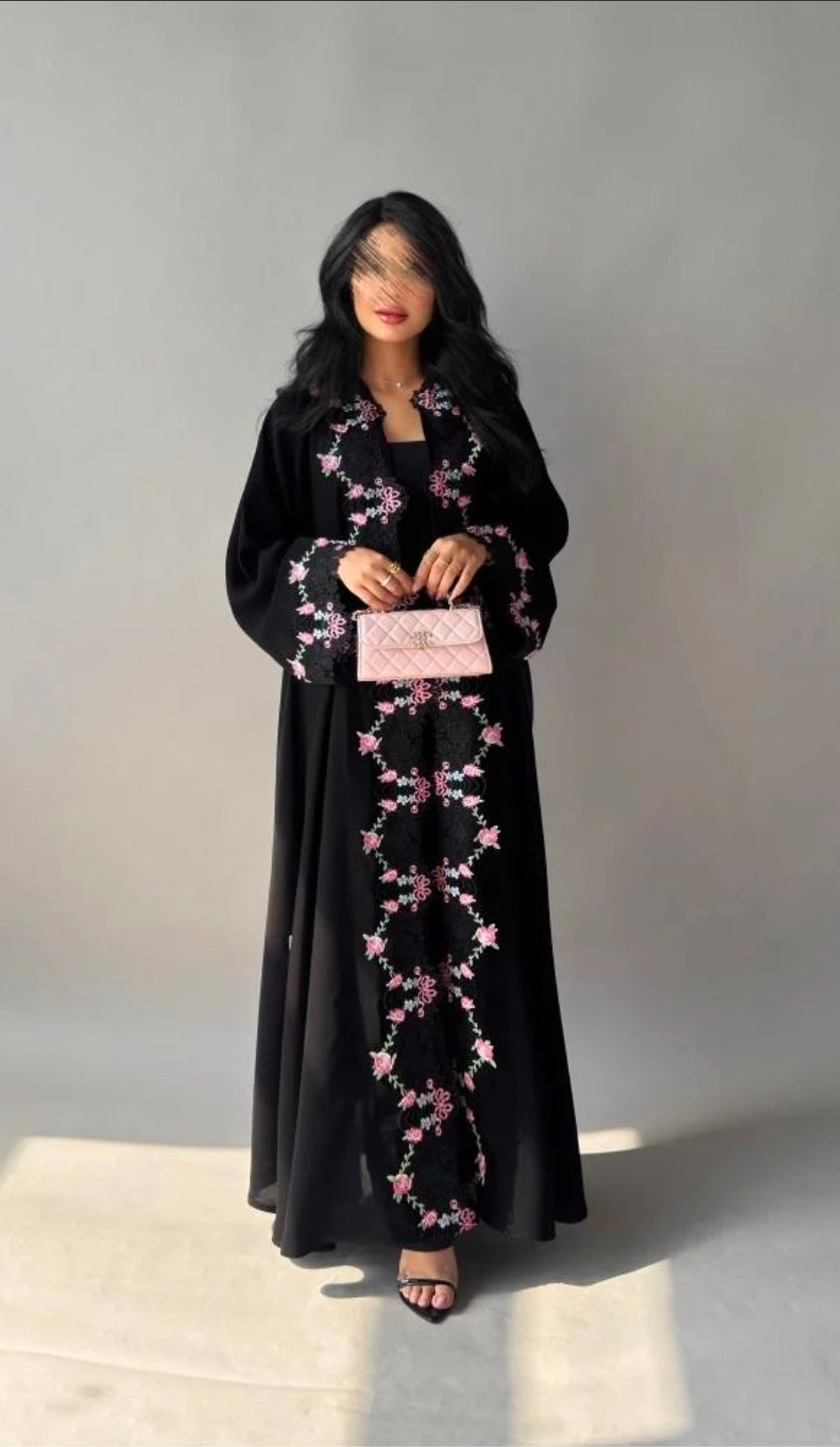 Rose Noir Abaya
