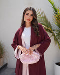 NURA Abaya burgundy